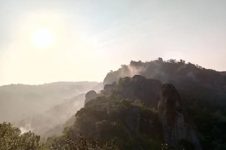 Sunrise at Nglanggeran Volcano, Jomblang Cave & Timang Tour
