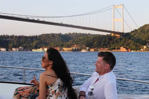 Bosphorus Sunset Cruise on a Luxurious Yacht