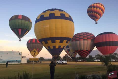 From Mexico City: Hot Air Balloon Adventure in Teotihuacan