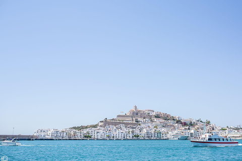 From Eastern Ibiza: Ibiza Town Round-Trip Ferry Transfer Roundtrip Ferry Ibiza Old Town from ES Canar