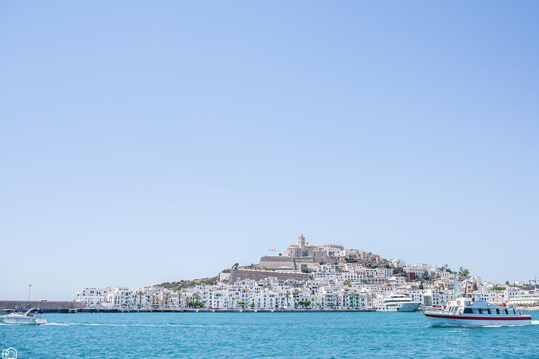 From Eastern Ibiza: Ibiza Town Round-Trip Ferry Transfer Roundtrip Ferry Ibiza Old Town from ES Canar