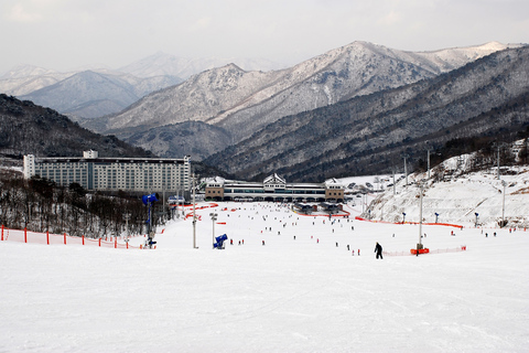 From Busan: Eden Valley Resort Ski and Winter Fun Tour Snow Sled Package - Meeting at KTX Busan Station