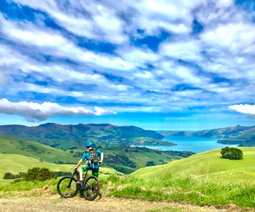 Akaroa Explorer: Tour guiado de bicicleta de montanha eléctrica