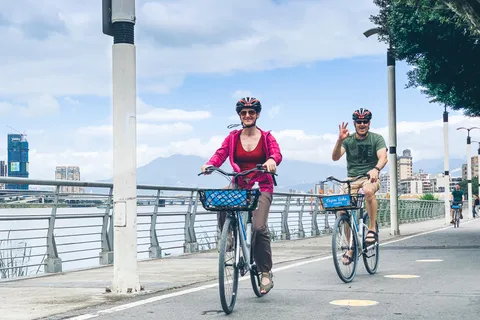 Taipei : 4 heures de cyclisme en ville le matin avec petit-déjeuner