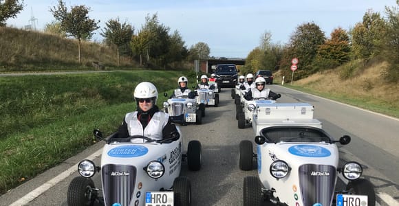 Rostock: Hot Rod Sightseeingtour nach Warnemünde