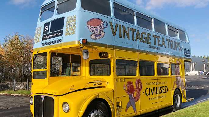Dublín: viaje en autobús vintage con té de la tarde