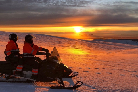Jazda skuterem śnieżnym na Eyjafjallajökull