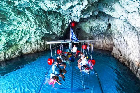 Zakynthos: Complete Clear boat Unique Experience and Swim