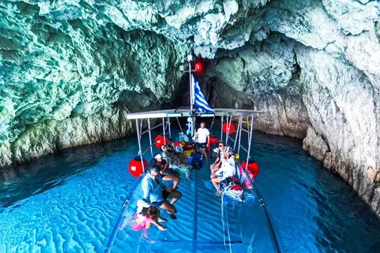Zakynthos: Complete Clear boat Unique Experience and Swim