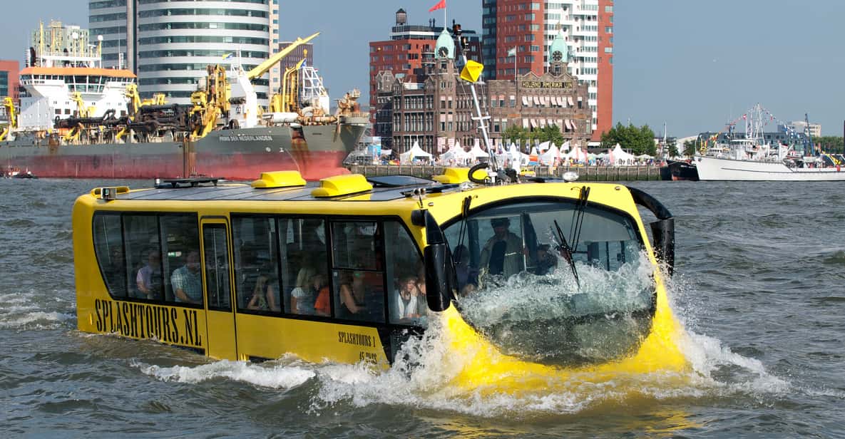Rotterdam: 1-Hour Sightseeing Splash Tour