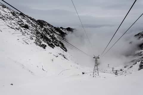 from brasov transfagarasan road winter daytrip