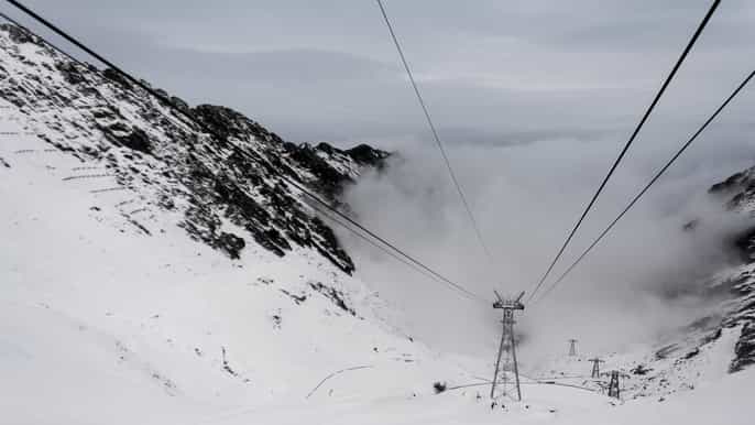 from brasov transfagarasan road winter daytrip