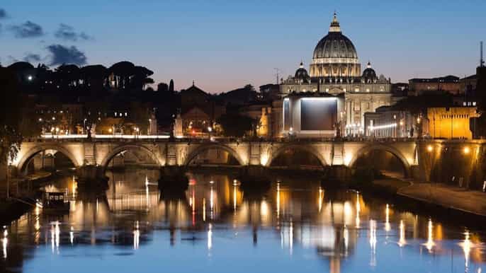 rome private 2hour night tour by chauffeurdriven vehicle