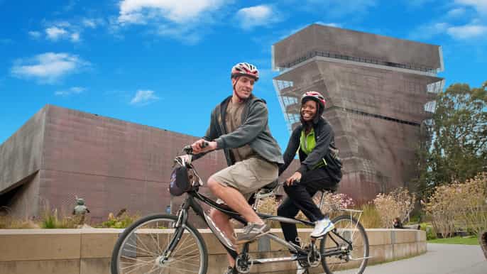 visite à vélo du parc alcatraz et du golden gate en 2 jours