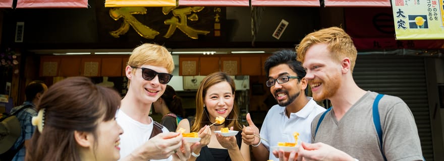 Tokyo : visite gastronomique de rue du marché aux poissons de Tsukiji avec dégustation
