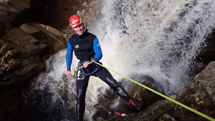pitlochry bruar canyoning experience