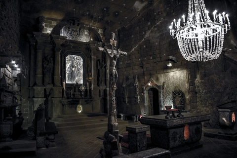 Miniera di sale di Wieliczka: tour con prelievo da Cracovia