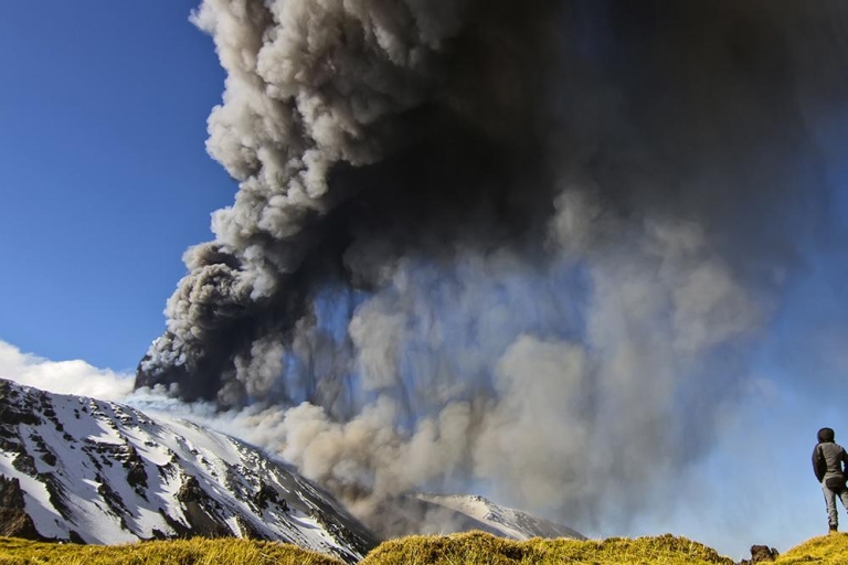 Mont Etna : Trekking hivernal en haute altitude