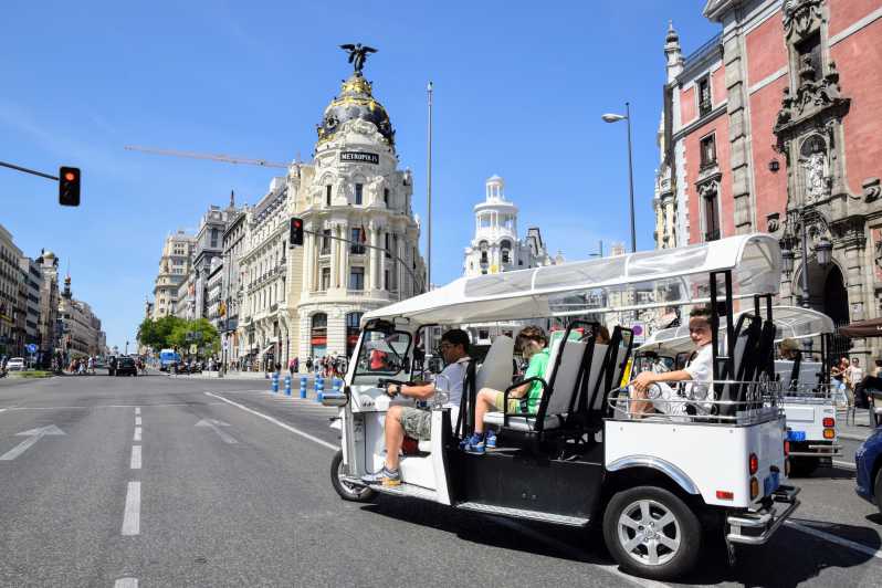 Madrid: Sightseeing Tuk-Tuk Tour for up to 4 People | GetYourGuide