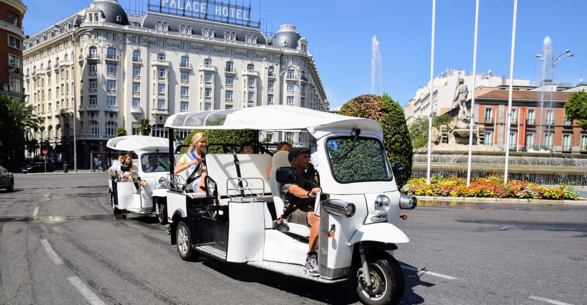 Madrid: tour in tuk-tuk per un massimo di 4 persone