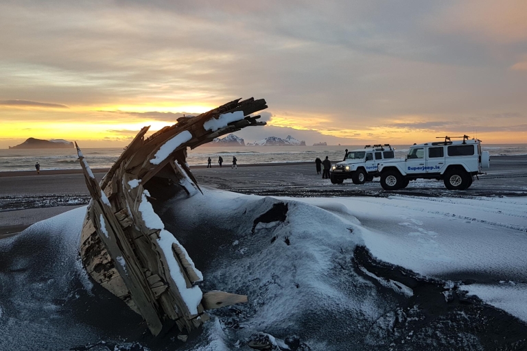 De Reykjavik: excursion d'une journée sur la côte sud et la grotte de glace de Katla