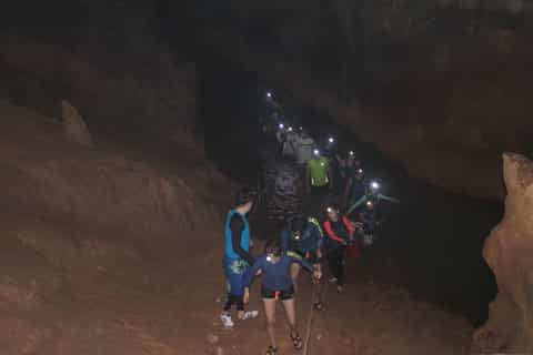 Vang Vieng: Kayaking & Cave Tubing with Zip Line/Blue Lagoon