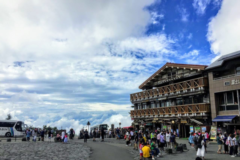 Ab Tokio: Tagestour zum Fuji und nach Hakone mit BootsfahrtTour mit Mittagessen ab Matsuya Ginza & Rückfahrt per Bus