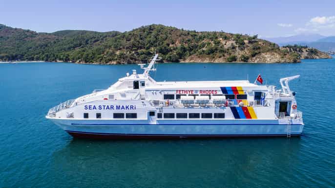 rhodes sameday roundtrip ferry to fethiye