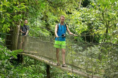 Manuel Antonio: Rainmaker Park - Brücke & Wasserfall Tour