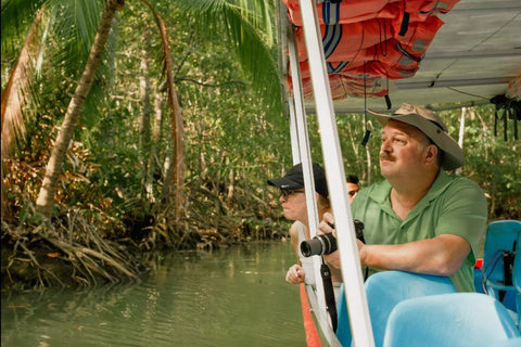 Manuel Antonio: Tour en barco guiado por los manglares naturales y bebidasDesde Manuel Antonio: tour en bote por los manglares