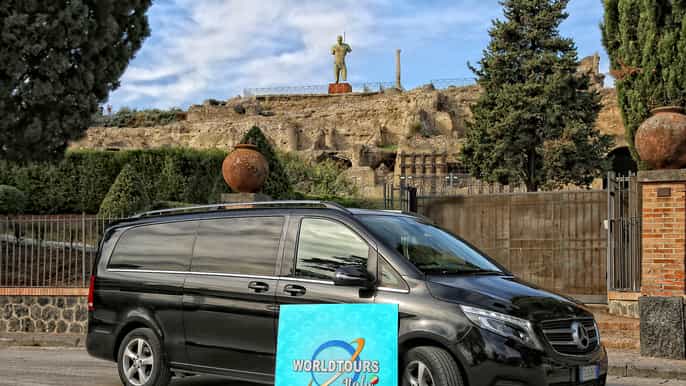 naples pompeii shuttle service with return