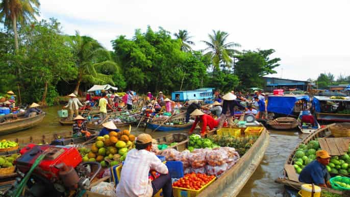 from ho chi minh 2day mekong delta trip