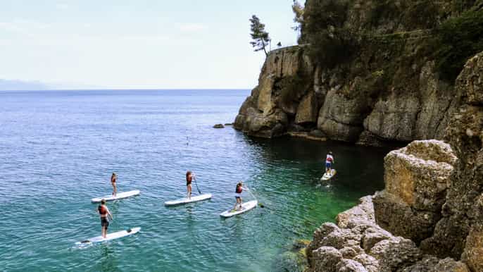 cinque terre excursão de paddleboard de 15 horas