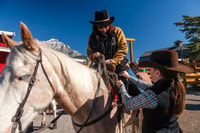 Banff, 2 jours de la nuit dans l'arrière-pays Lodge Voyage par Horseback - Hizvo