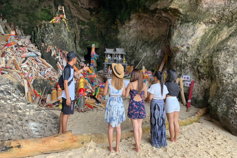 Krabi: 7 eilanden &amp; Railay in vroege ochtendKrabi: Wees de drukte voor met een vroege vogel 7-eilanden longtailboottocht