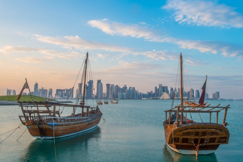 Doha : Croisière sur le boutre et promenade sur la cornichePrise en charge et dépôt