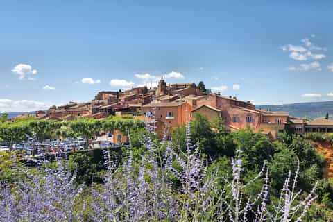 Från Marseille: Luberon byar och antikmarknad