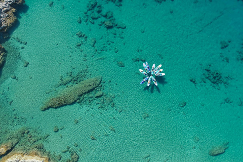 Rhodos: peddelsurf- en snorkelavontuurPeddelsurfen & snorkelen met ophaalservice in het zuiden