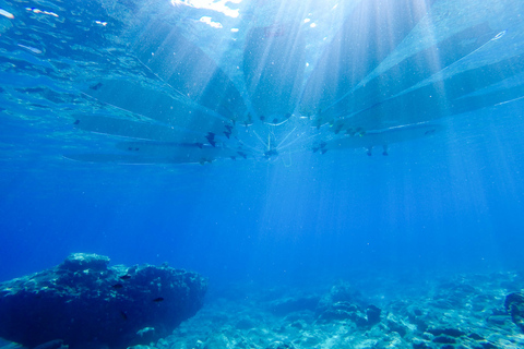 Rodas: Aventura de Stand-Up Paddle y SnorkelRecogida de Stand-Up Paddleboard y Snorkel en la Isla Norte