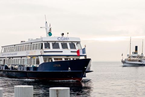 Losanna: escursione in barca senza guida a Evian