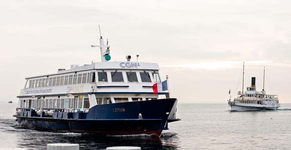 Lausanne: Selbstgeführter Bootsausflug nach Evian