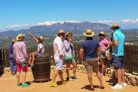 Barcelona: dagtour door Montserrat met lunch en wijn