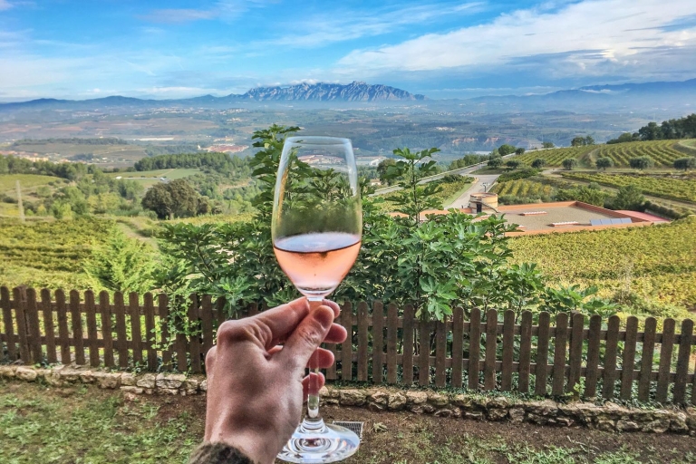 Ab Barcelona: Tagestour Montserrat mit Mittagessen und Wein