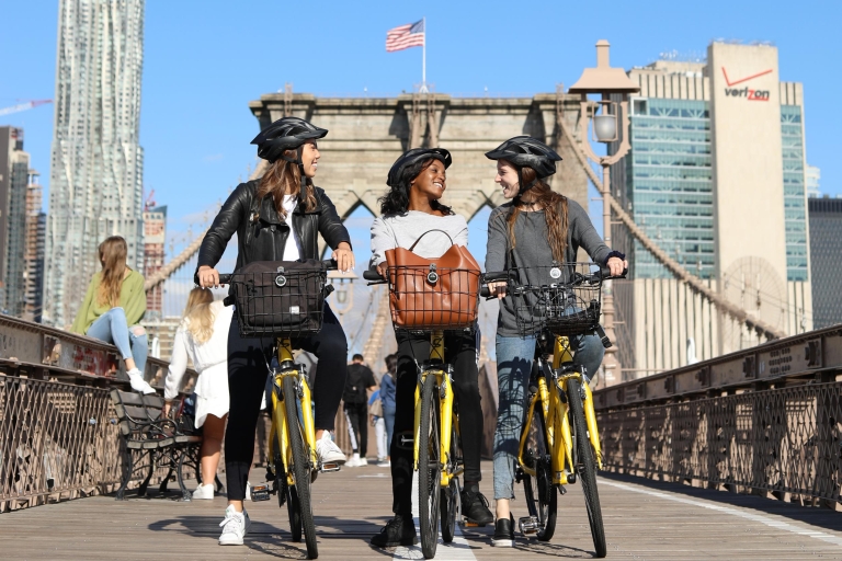 New York: fietsverhuur Brooklyn Bridge bij Unlimited BikingFietsverhuur voor 3 uur
