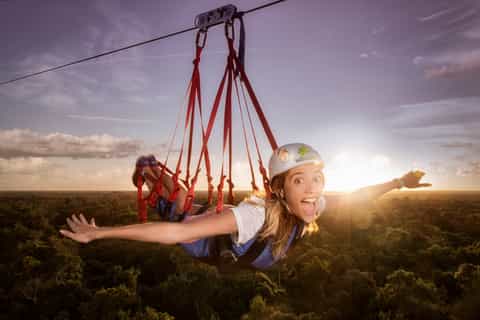 From Cancun: Full-Day Selvatica Jungle Adventure Park Trip