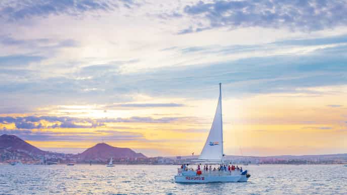 cabo san lucas sunset party cruise with open bar