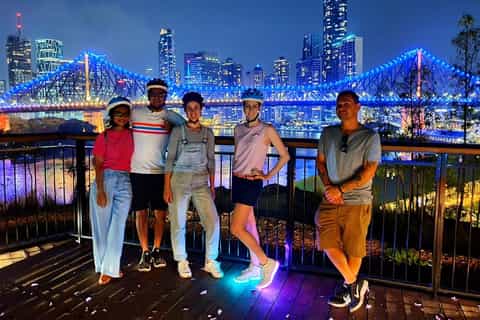 Brisbane: Electric Bike Tour with City Lights