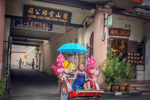 Penang: Heritage Highlights & Trishaw Ride (Private/Shared) Shared Tour
