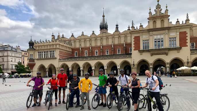 krakow essentials by bike with guide