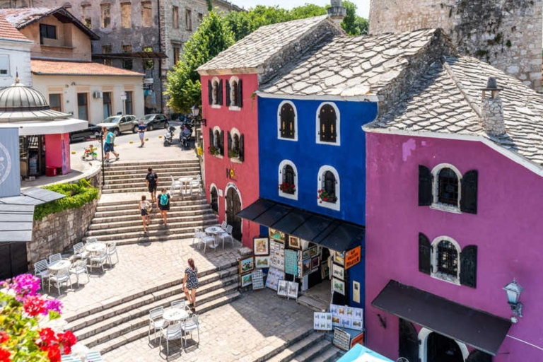 Vanuit Dubrovnik: Mostar & Kravica Waterval met kleine groepTour per busje vanuit Dubrovnik